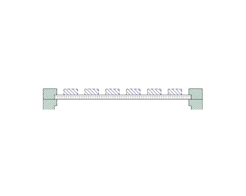 Universele afwerkstrip voor akoestische panelen Saragossa Oak 2800 x 28 x 22 mm