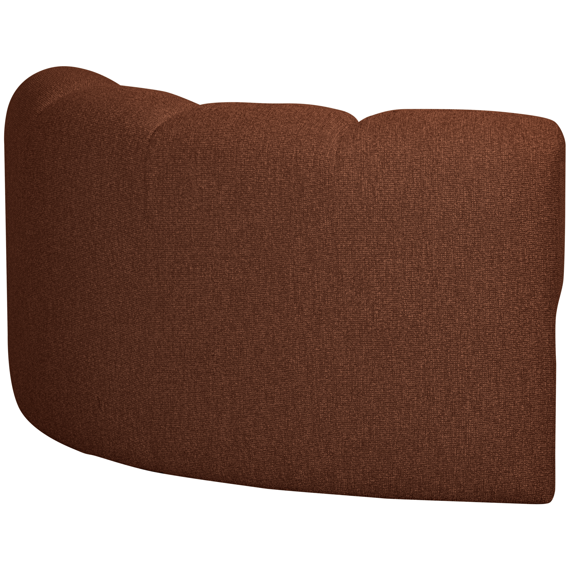 Mojo Hoekelement - Bouclé - Roestbruin Melange
