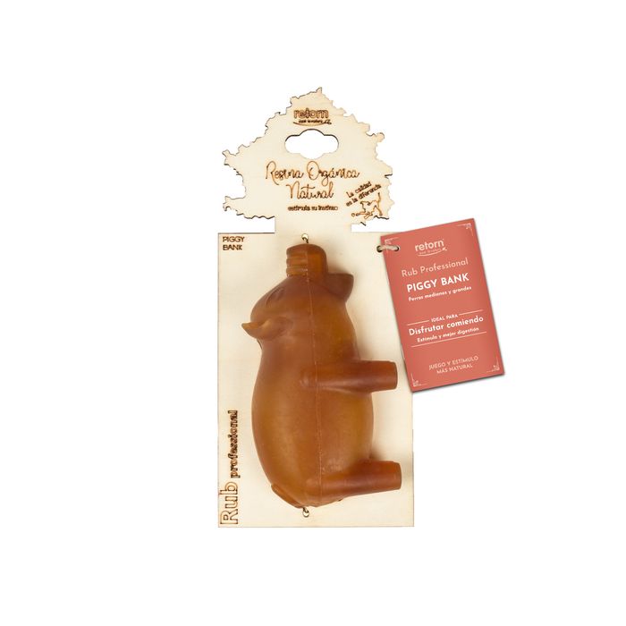 Brinquedo para cães Return Rub Piggy Bank Slow Feeder