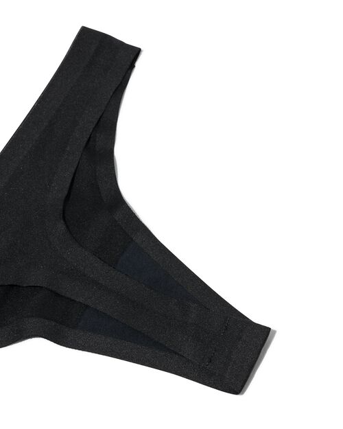 string sans coutures noir