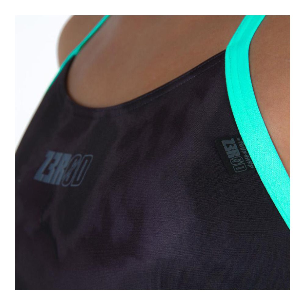 Z3rod 1P - Maillot de bain 1 pièce Femme dark shadows tie & dye