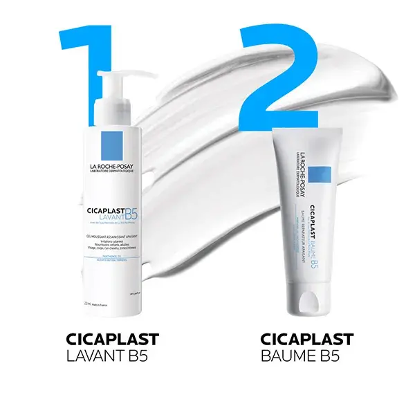 Gel de Limpeza Espumante Suavizante Cicaplast B5 da La Roche-Posay 200ml