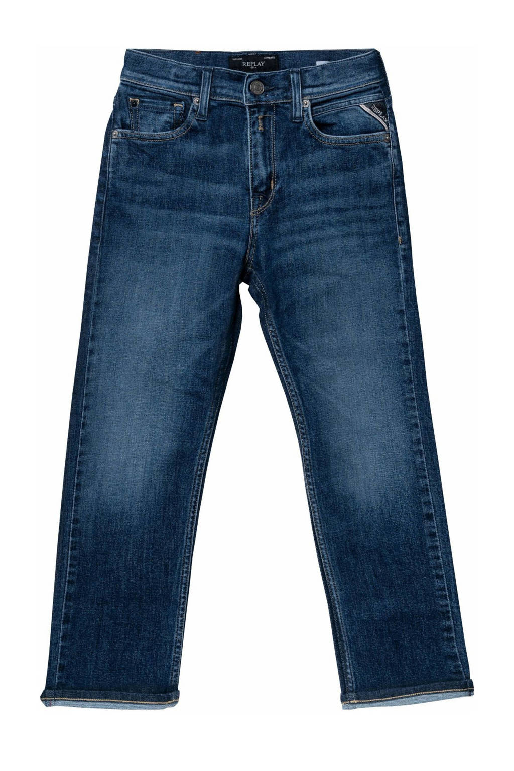 REPLAY boyfriend jeans medium blue denim