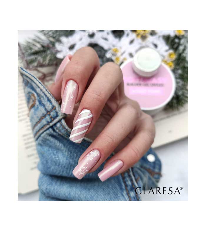 Claresa - Gel construtor Soft & Easy - Milky pink - 45 g