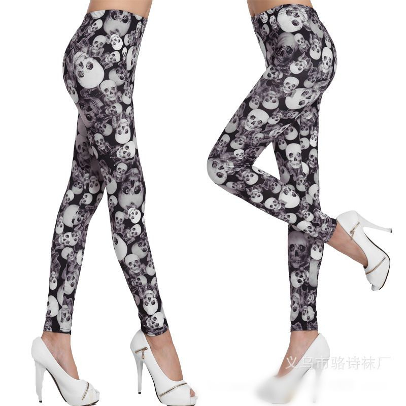 Loville - Legging met schedelprint