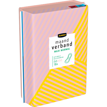 Jumbo Maandverband Maxi Normal 18 Stuks