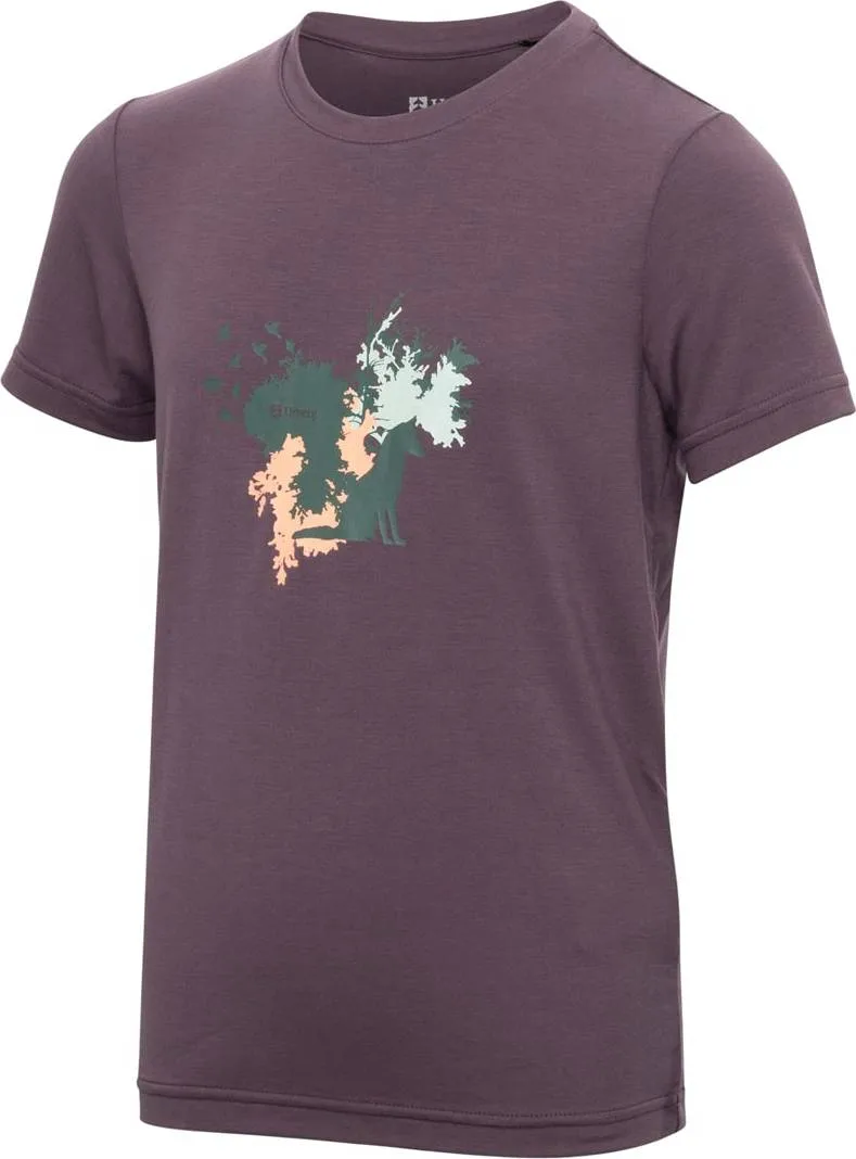 Urberg Juniors' Printed Tree Tee Huckleberry