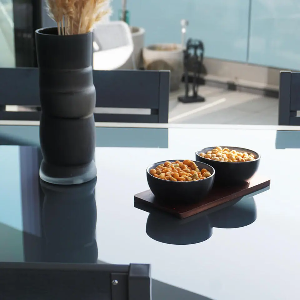 HOME DELUXE tuintafel SOL - 240cm - Grijs