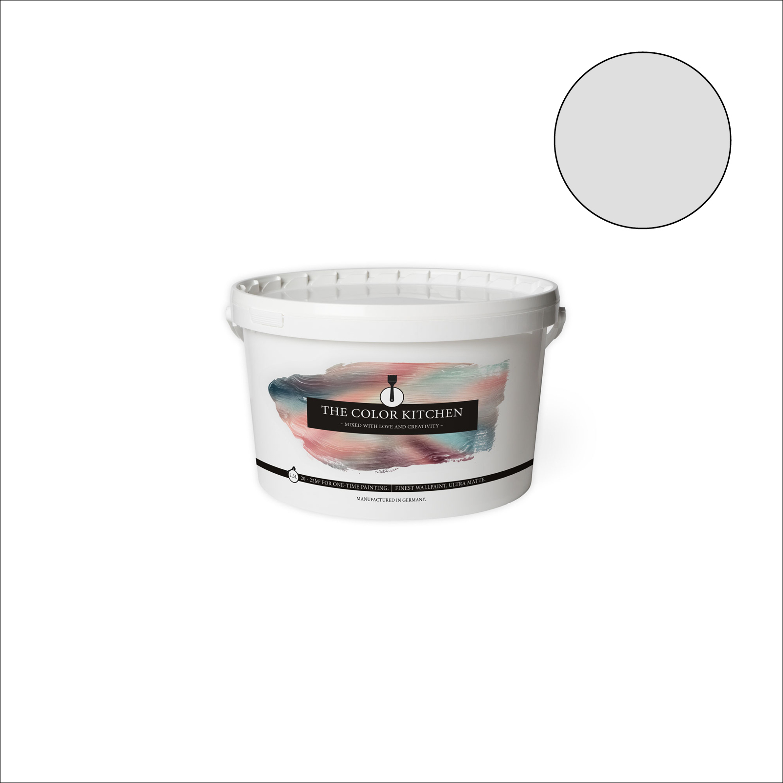The Color Kitchen Wandfarbe Asian Noodles- grau matt - 2,5 Liter