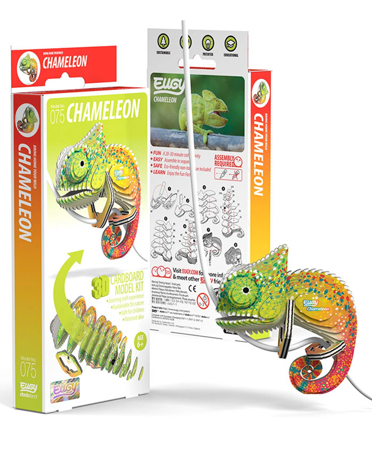 3D-Bastelset CHAMÄLEON