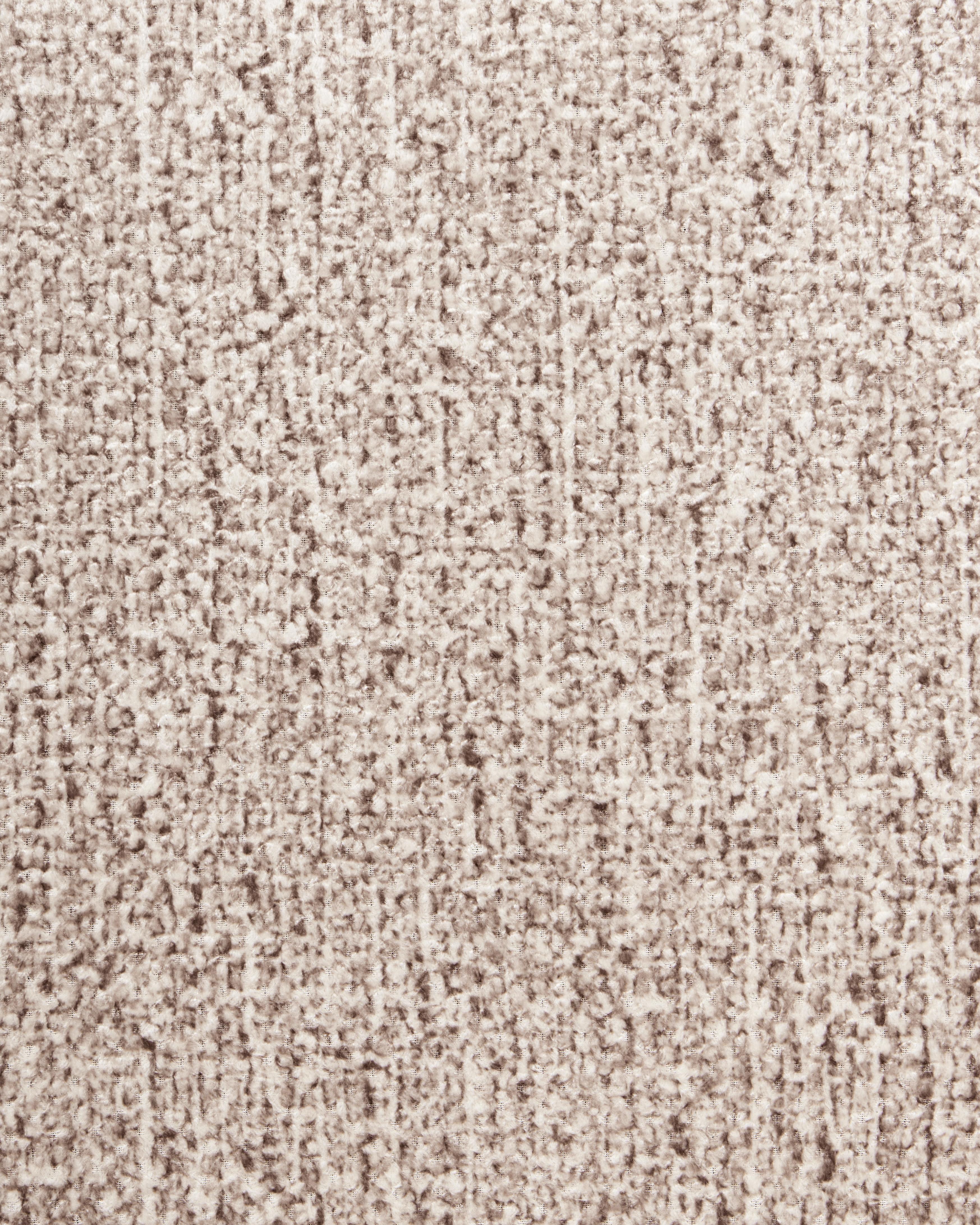 Set van 2 eetkamerstoelen BLANE Bouclé Donkerbruin/taupe