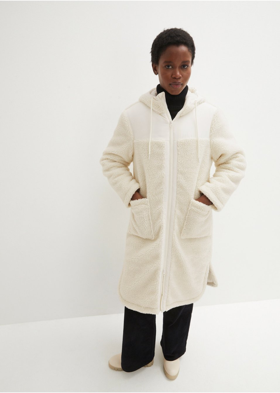 Manteau en peluche