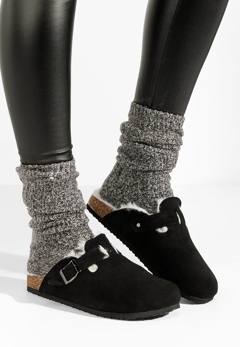 Mules femme noirs Jasha