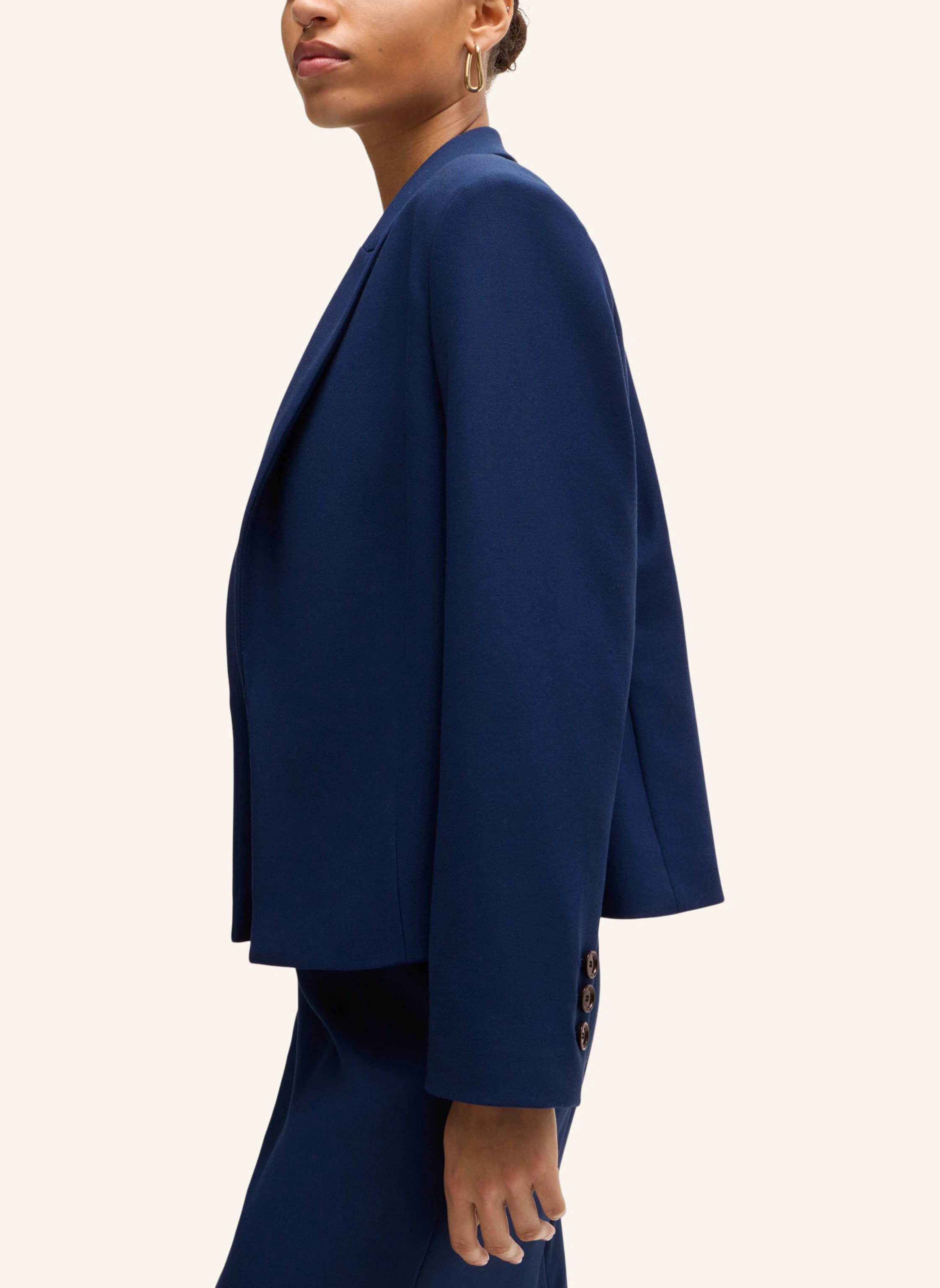 BOSS Cropped Jacke JASHAWLA1 Relaxed Fit