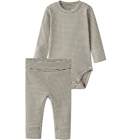 Name It Set - Body l/ä/Leggings - Rib - NbnBerro - Bungee Kabel