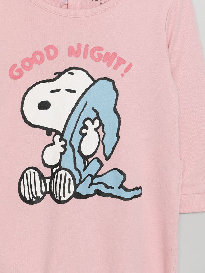 Conjunto com 2 pijamas estampados do Snoopy e Peanuts™ - Rosa Fluorescente