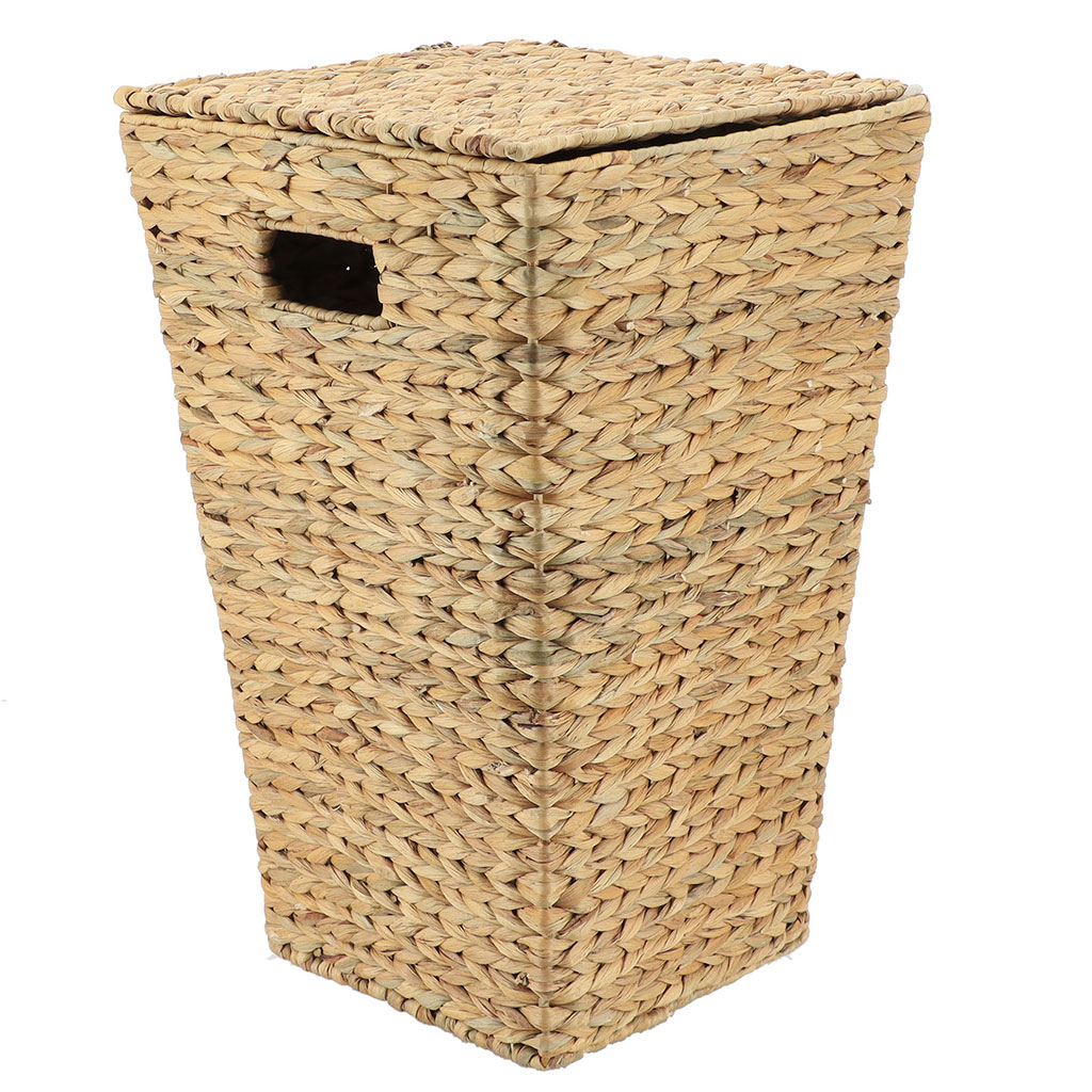Panière linge Jacinthe évase cercle naturel 33x54x33cm