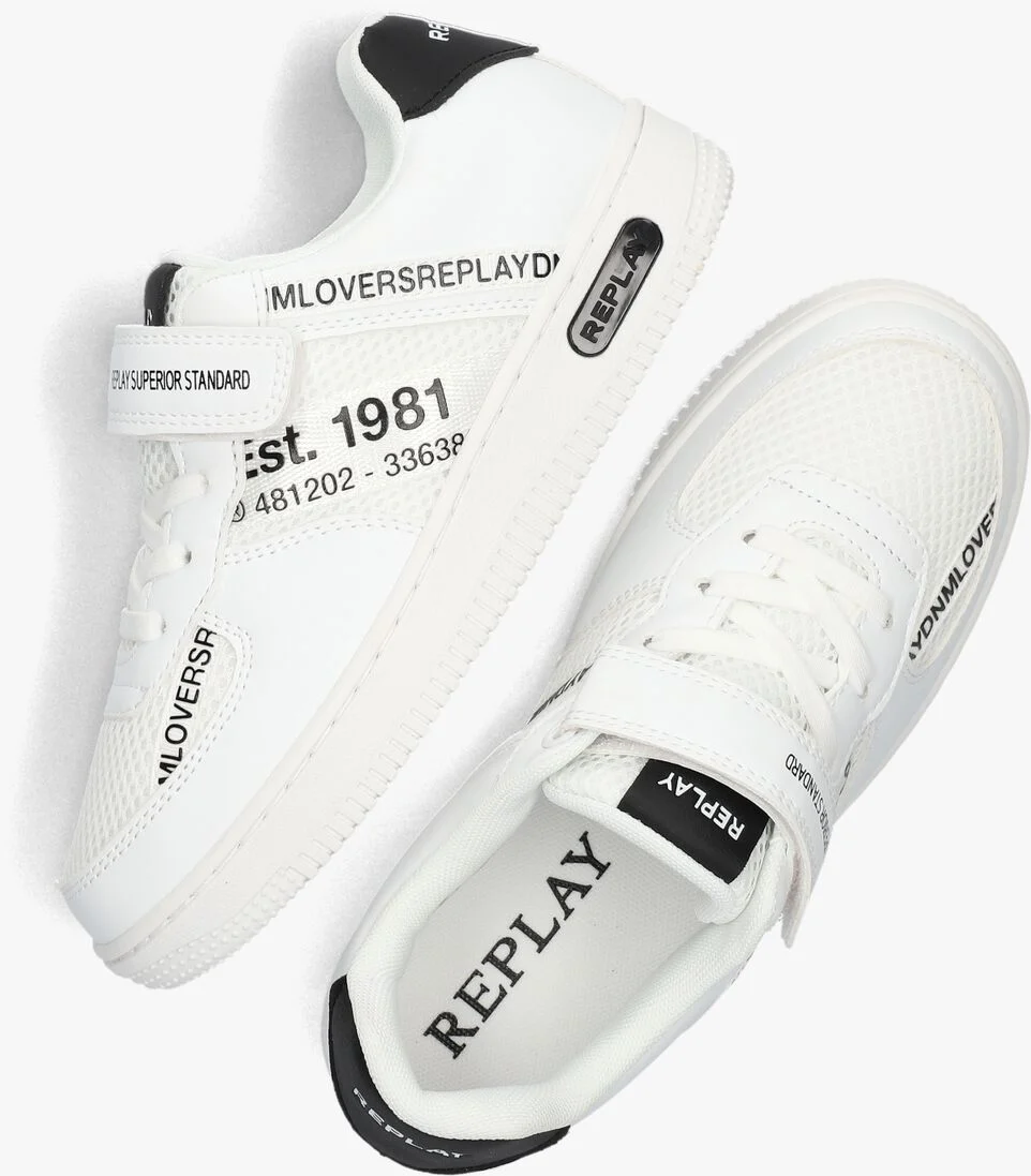 REPLAY witte replay lage sneakers epic jr 4