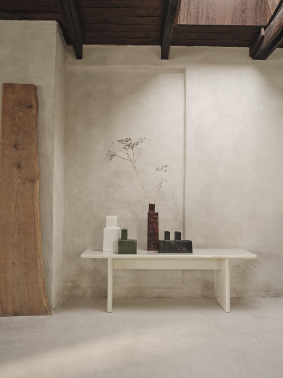 Ferm Living Rink eetbank140 Eggshell