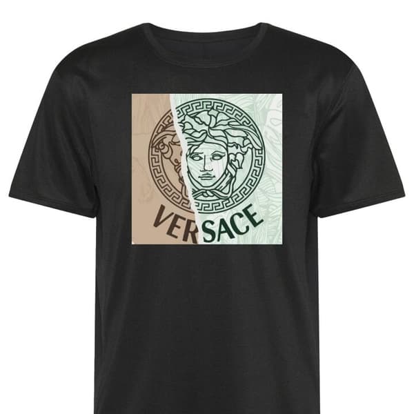 Sport T-skjorte for Voksen | Komfortabel Trenings T-skjorte Versace Svart Stor