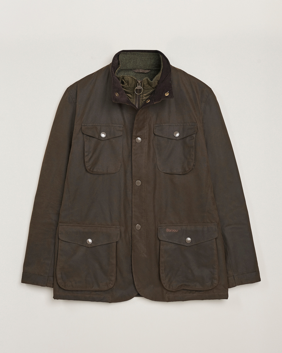 Barbour Lifestyle Ogston Waxed Jacket Olive