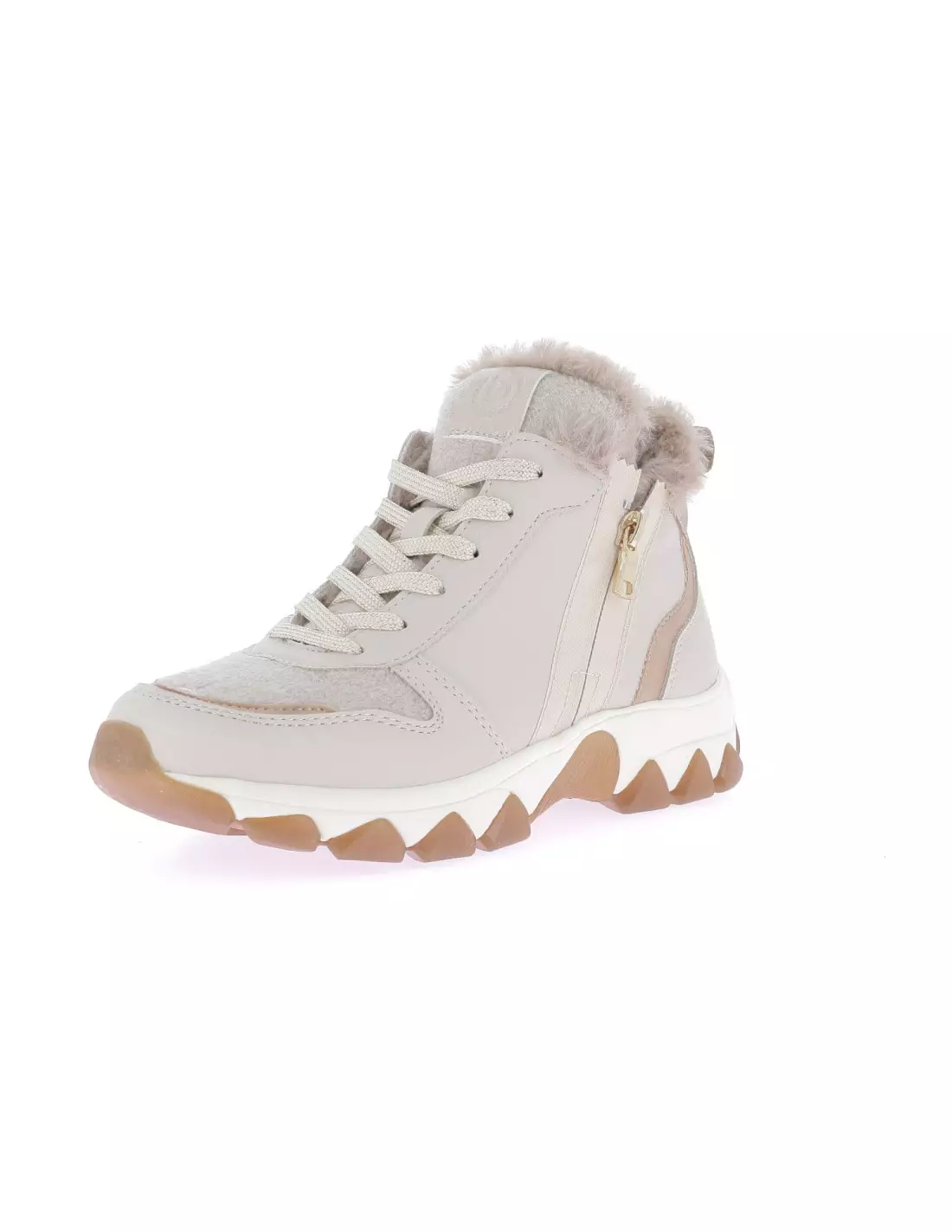 BUGATTI YUKI - Baskets BEIGE/MULTICOLOUR