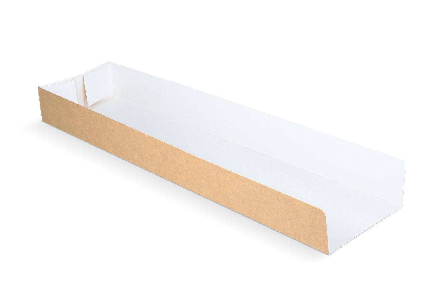 Panini tray kraft/wit BIO