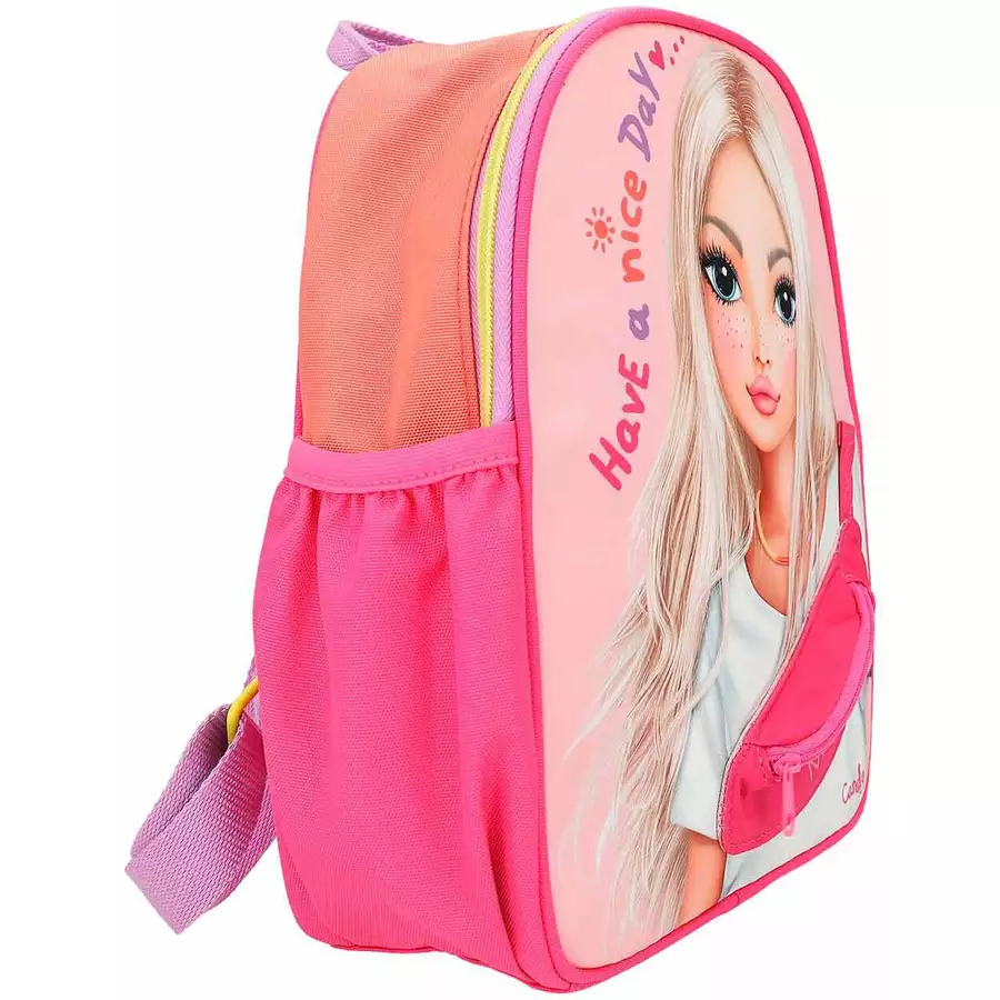 Depesche Rucksack mit Crossbag Happy Together TOPModel 9 x 22 x 28 cm pink-orange