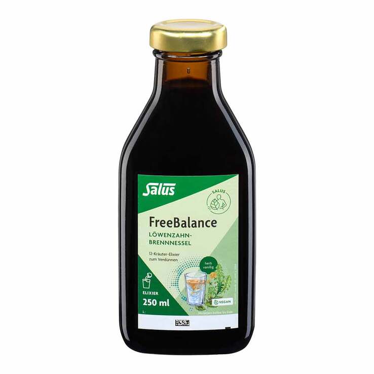 Freebalance Löwenzahn-Brennnessel Elixier Bio, 250 ml