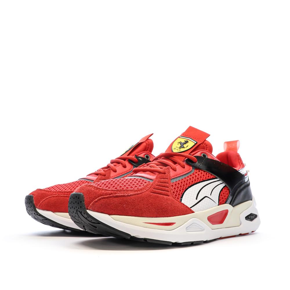 Puma Baskets Rouge Homme Puma Ferrari Blaze Rosso Corsa
