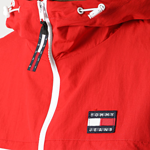 Veste Zippée Capuche Chicago Tape 3268 Rouge