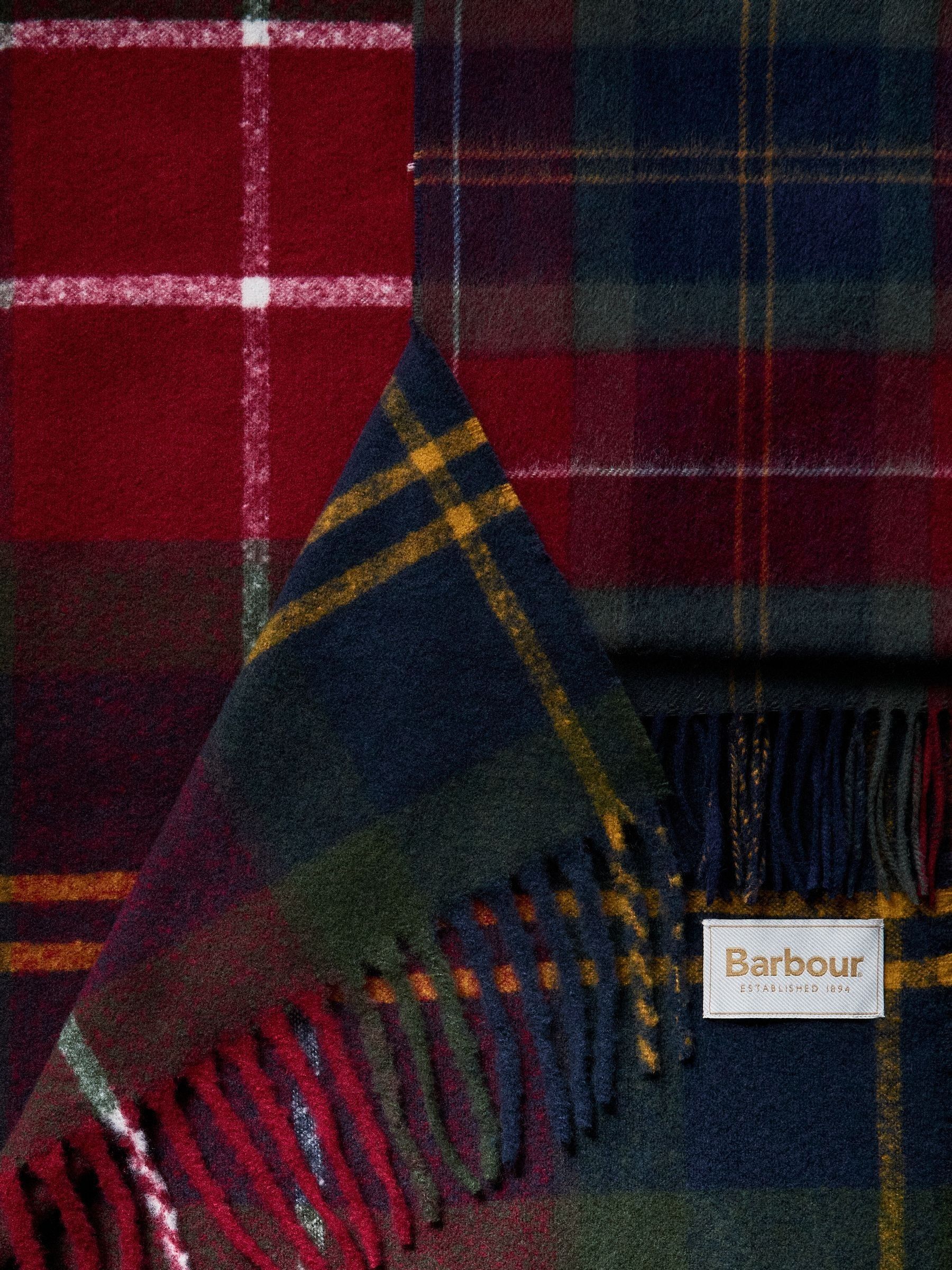 Barbour® Tartan Wool Cashmere Blend Scarf