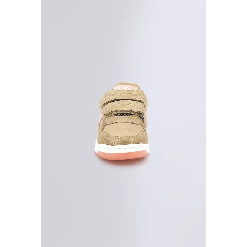 KALIDO BEIGE ROSE GLITTER BASKETS BASSES Synthétique/Cuir Fille