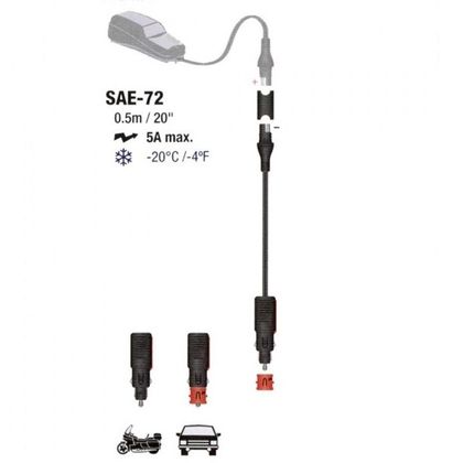 Connecteur Tecmate O-2 MALE DIN ET ALLUME CIGARE Universel