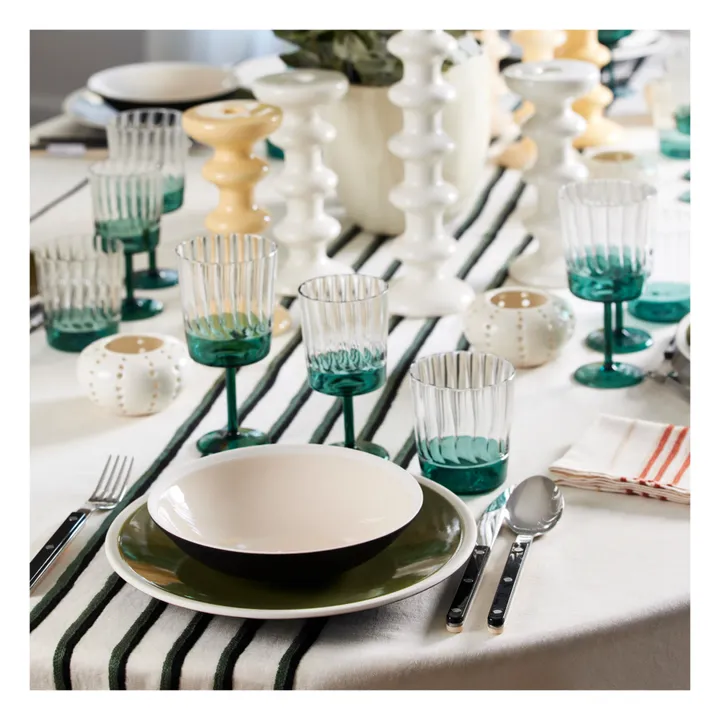 Maison Sarah Lavoine Assiette à dessert Sicilia D20 cm | Vert kaki