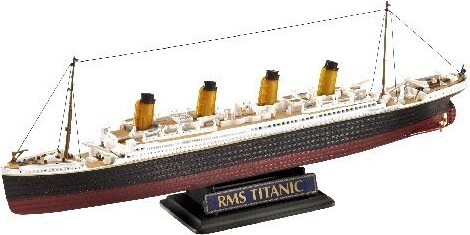 Revell - Rms Titanic Model Skib Byggesæt - 1:700 + 1:1200 - 2 Stk - 05727