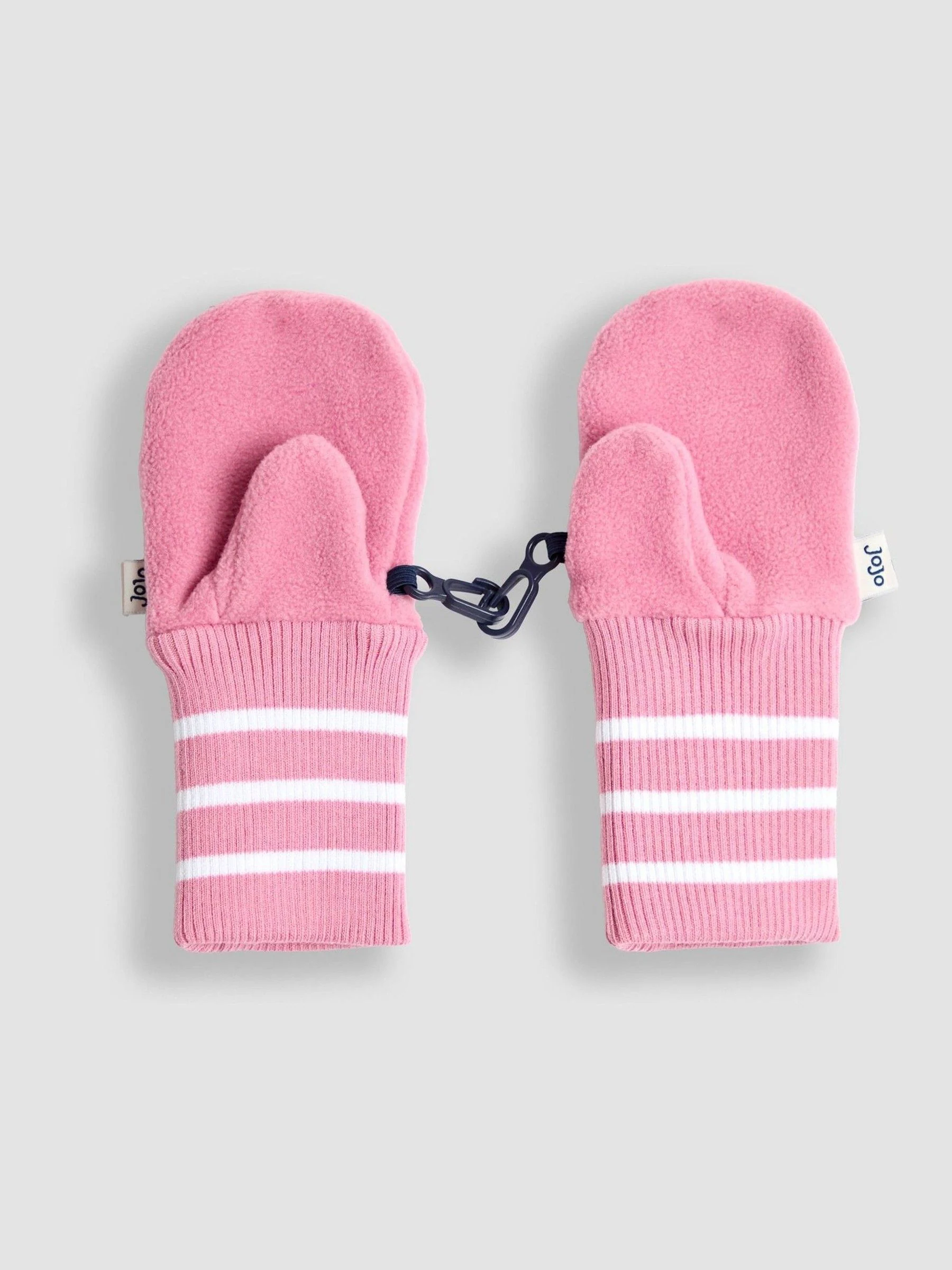 JoJo Maman Bébé Polar Fleece Mittens With Cuff