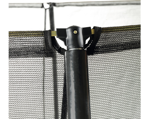 EXIT Silhouette trampoline met veiligheidsnet Ø 427 cm zwart