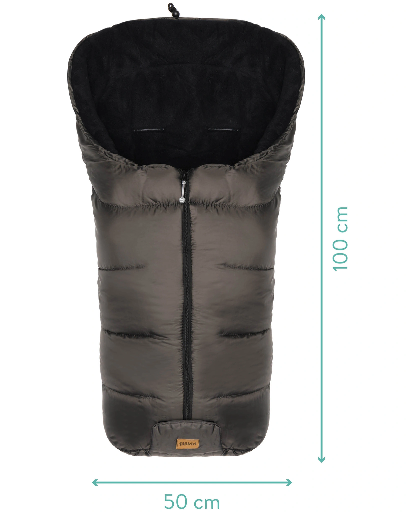Winterfußsack ECO BIG in grau
