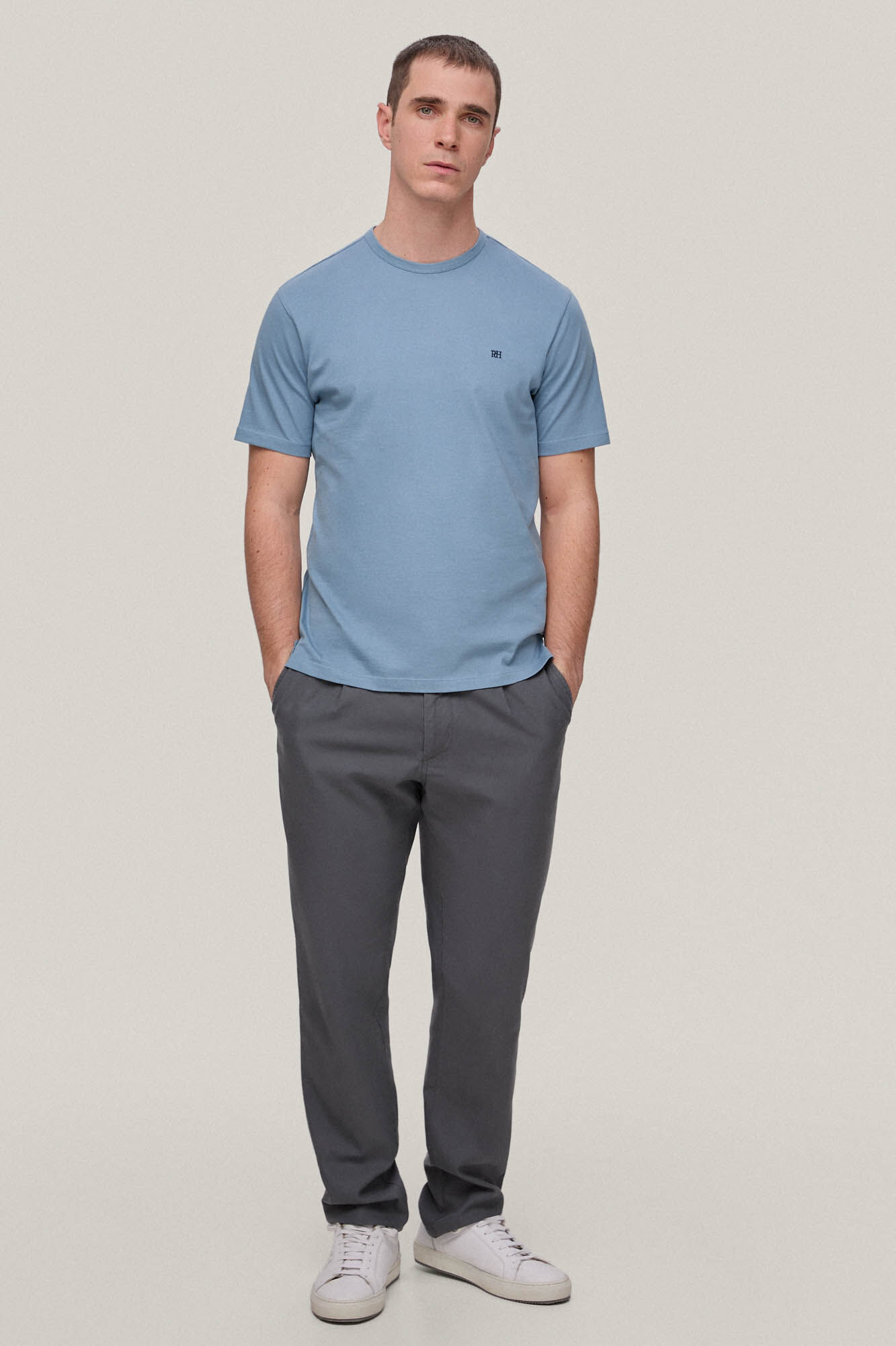 Camiseta básica - Azul