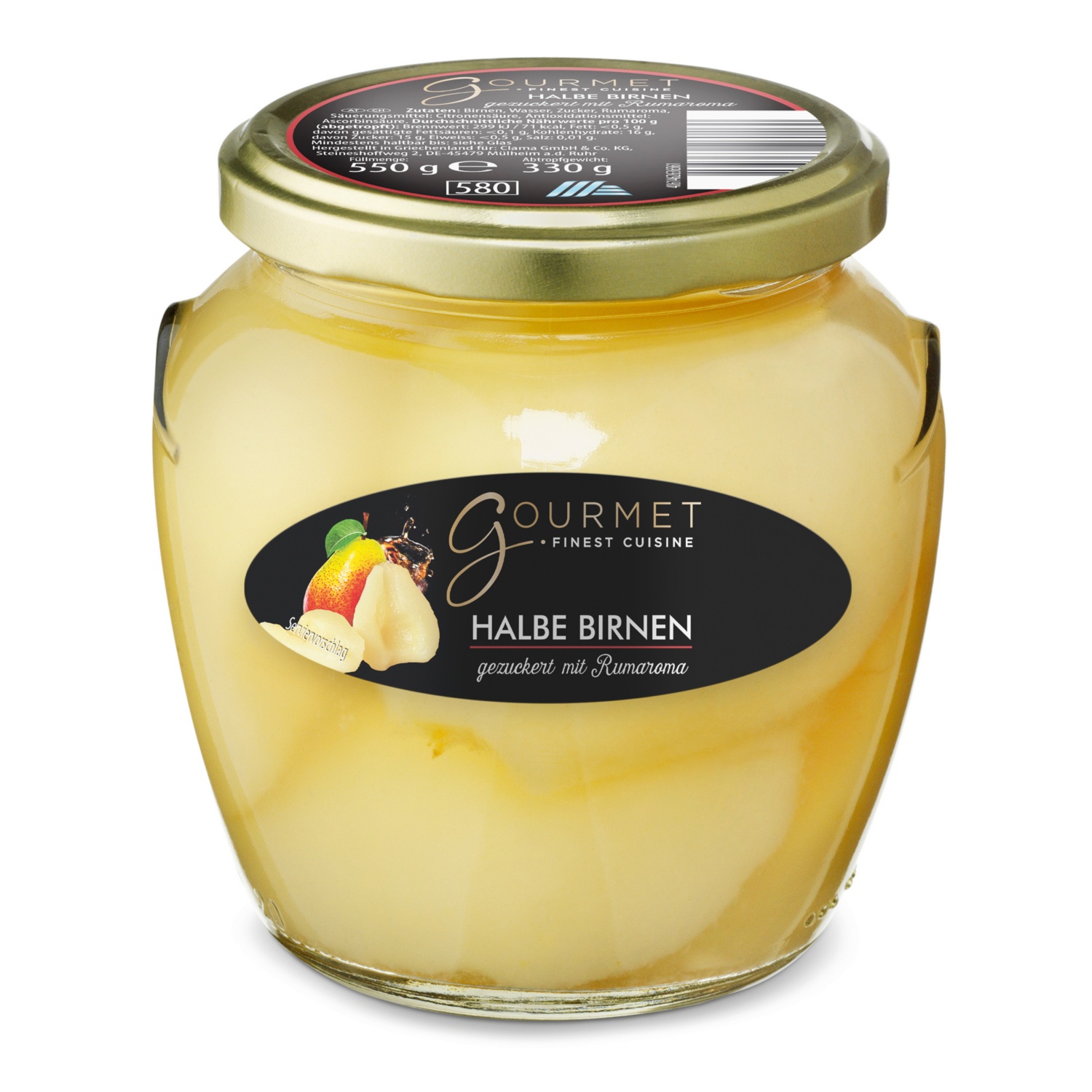 GOURMET Birne, Vanille 580 ml