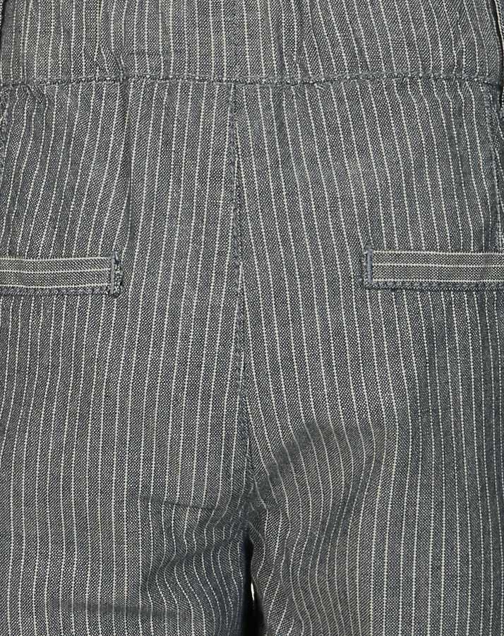 Shorts NADELSTREIFEN in blaugrau