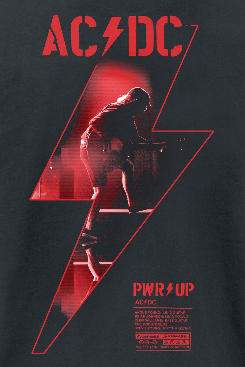 PWR UP | AC/DC T-Shirt Manches courtes