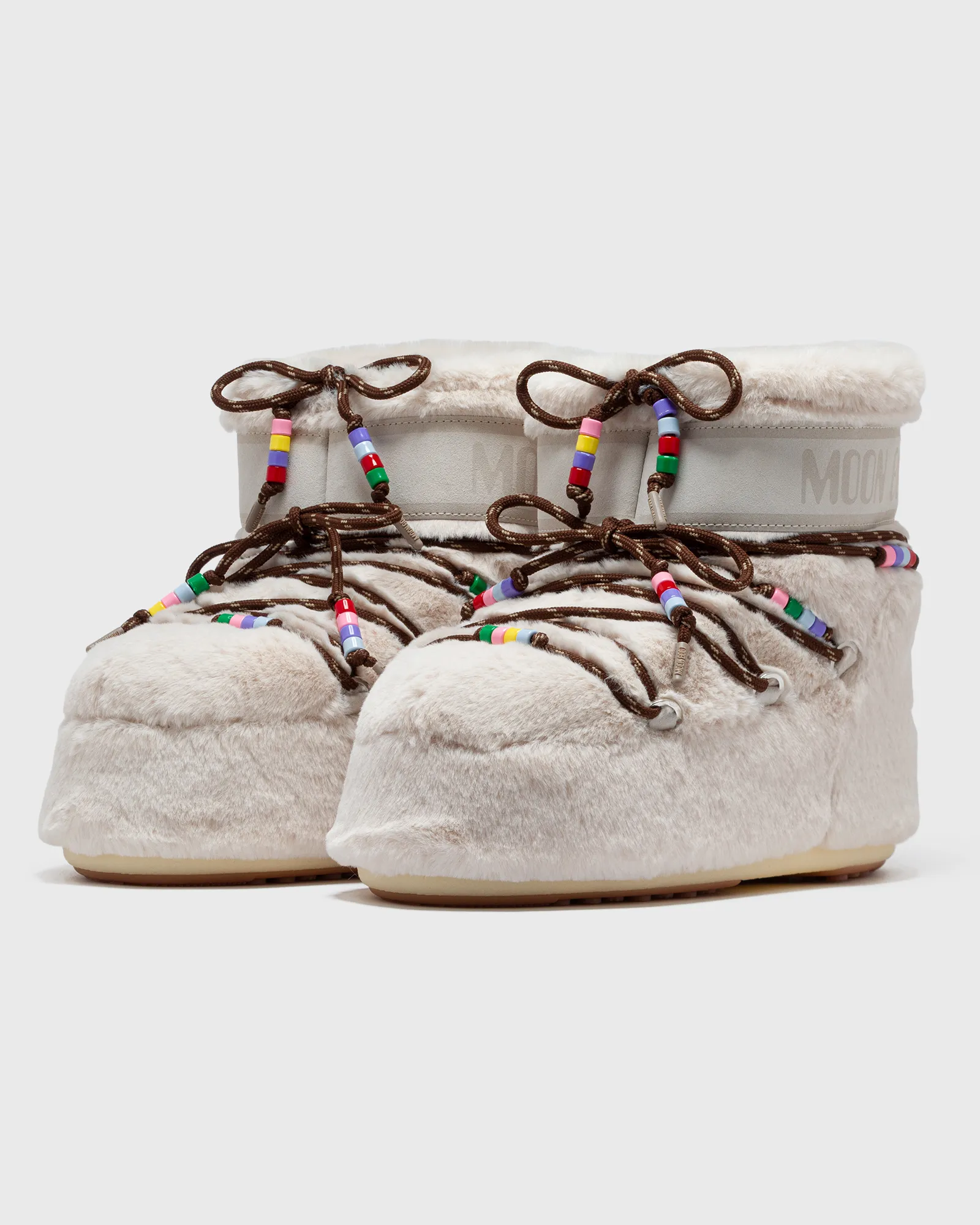 Moon Boot ICON LOW FAUX FUR BEADS