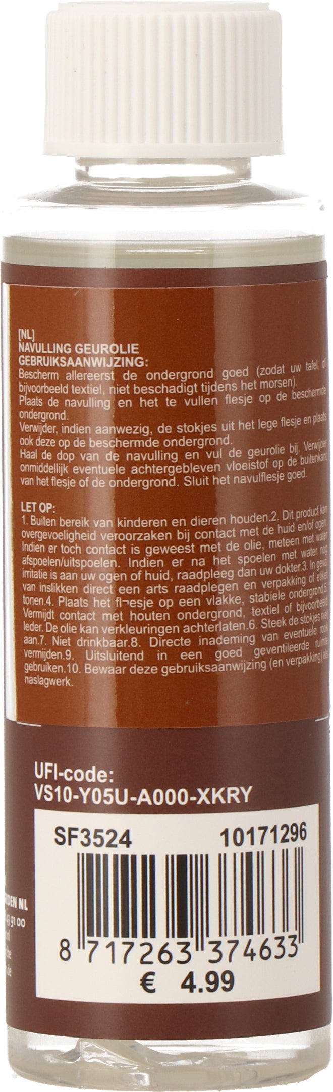 Intratuin navulling geurstokken Vanilla Patchouli 120 ml
