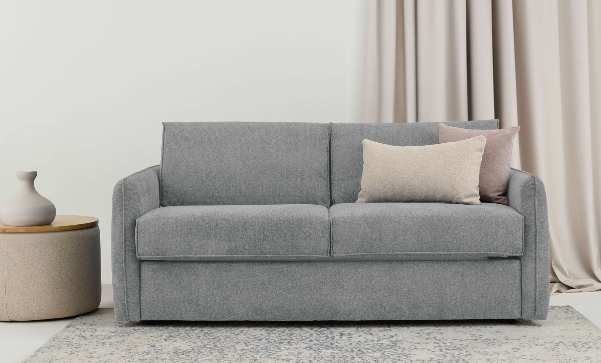 Home affaire Schlafsofa »Bergamons« 2-Sitzer, mit Dauerschlaffunktion, inkl. Federkernmatratze, Lattenrost