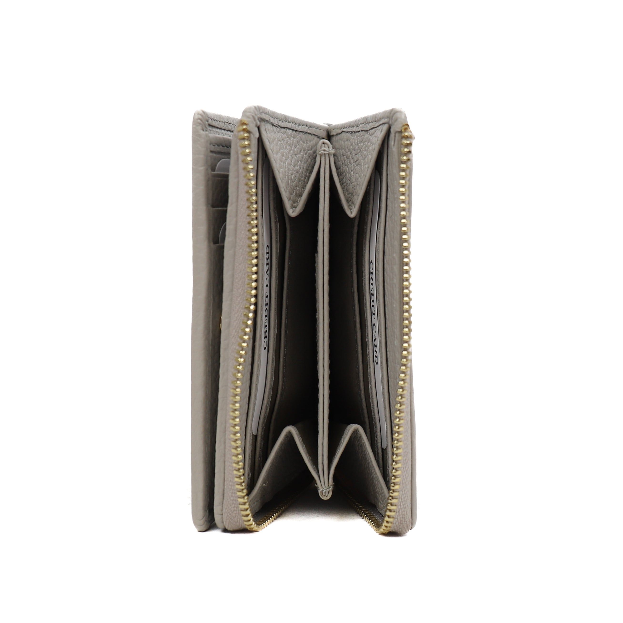 Ritsportemonnee 'Vida' Ivory Ivory