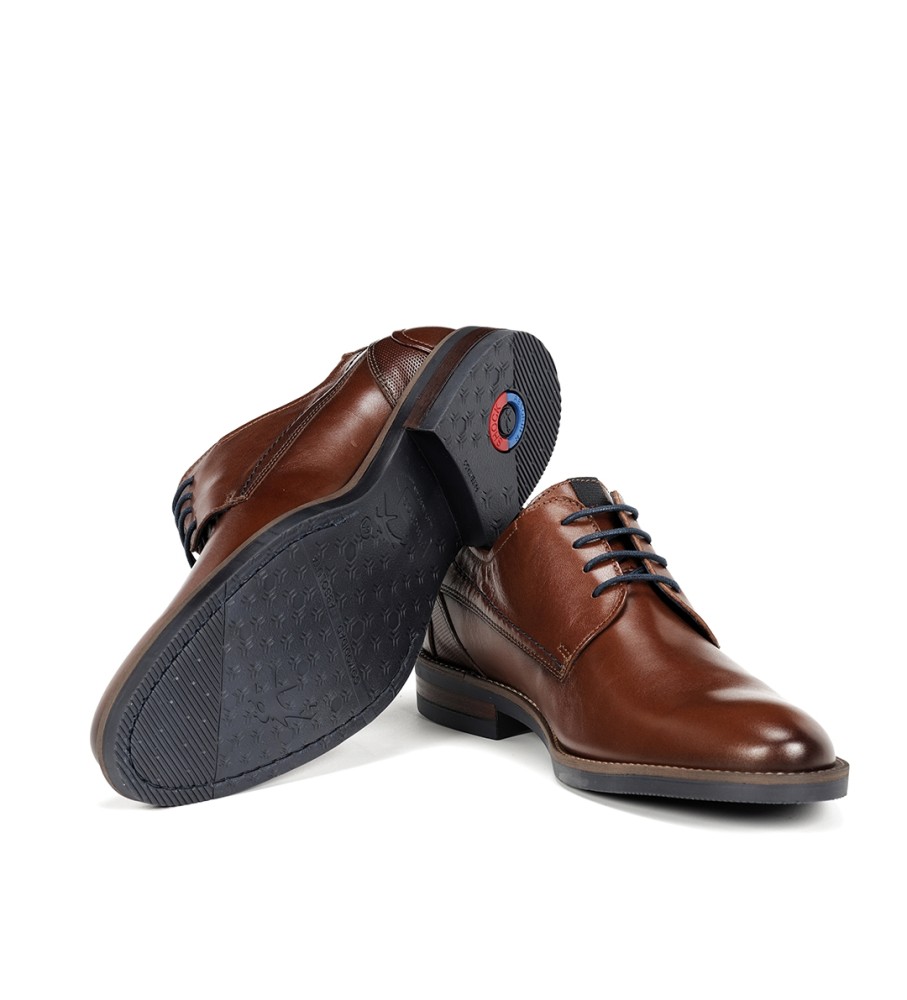 Mocassins Fluchos Theo em couro marrom