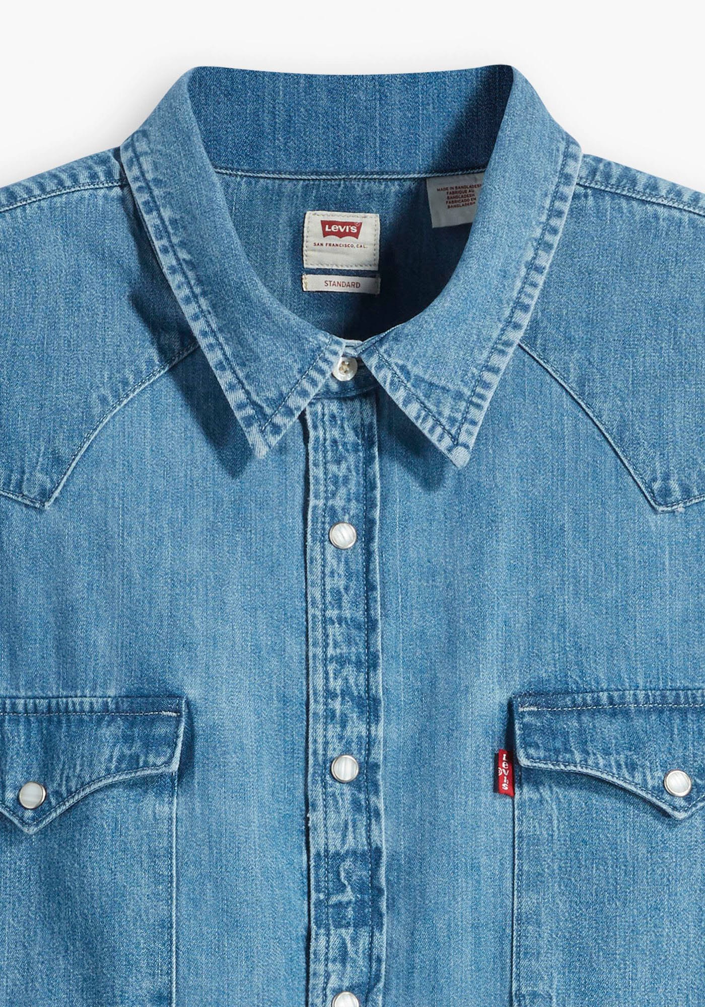 Levi's® Plus Jeanshemd , im Westernstyle