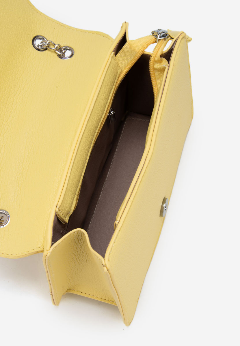 Sac bandoulière femme jaune Elianna